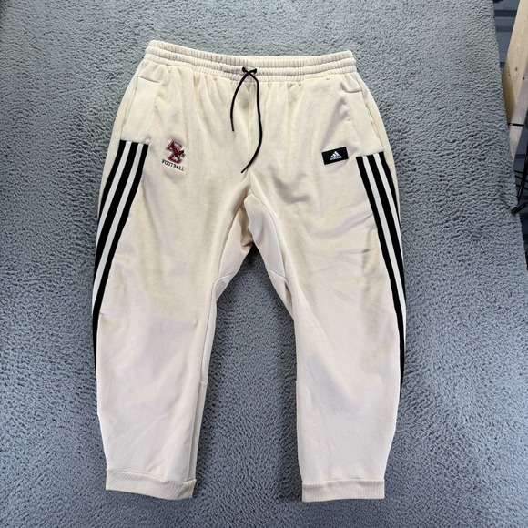 adidas Other - Adidas Primegreen Sweatpant Men's 2XL White Polyester Boston Collage Eagles